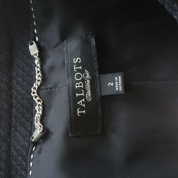 Full lined, thick and textured Talbots Blazer / skirt suit - Picture 7 of 7